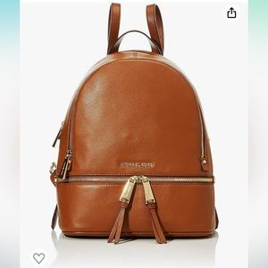 MICHAEL Michael Kors Rhea Zip Medium Leather Backpack